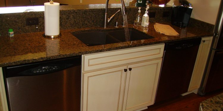 examples of undermount kitchen sink installed
